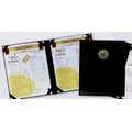Leatherette Menu Cover & Certificate Holder